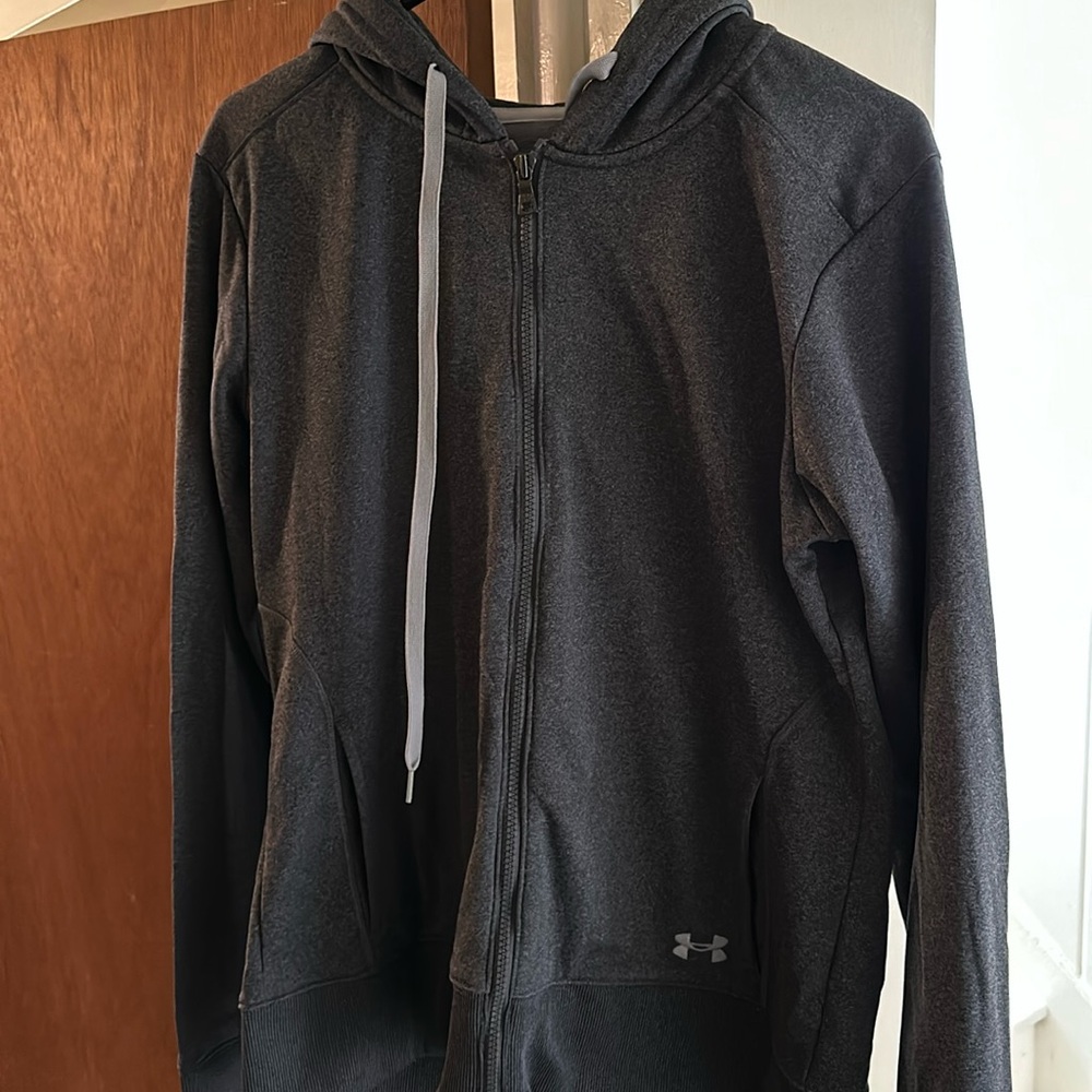Under armour full zip hoodie size lg.